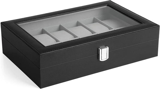 Premium 12-Slot Watch Box – Elegance Meets Organization