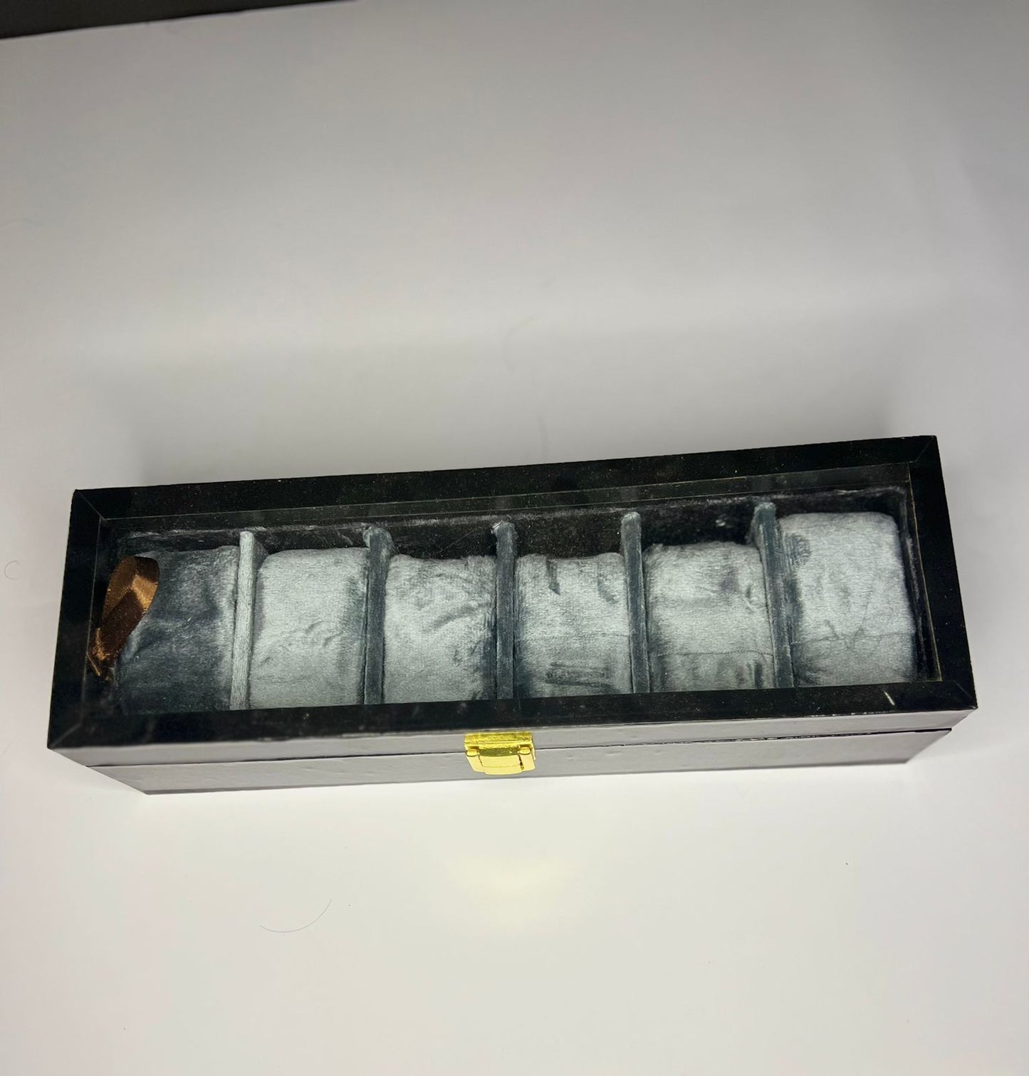 Premium 6-Slot Luxury Watch Box – Elegant Display & Storage Solution
