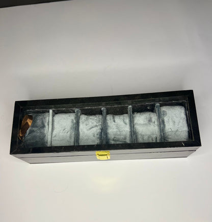 Premium 6-Slot Luxury Watch Box – Elegant Display & Storage Solution